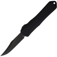 Heretic 026BF6AT Auto Manticore E Black MagnaCut Bowie OTF Knife Black Handles
