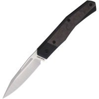 Suprlativ 011 Infidel Clip Point Slip Joint Knife Black Camo Carbon Fiber Handles