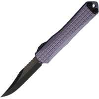 Heretic 024BF6ABSW24 Auto Manticore S Black MagnaCut Bowie OTF Knife Gray Handles