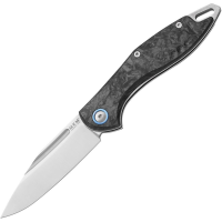 MKM-Maniago MY01DMBK Fara Slip Joint Knife Dark Matter Carbon Fiber Handles