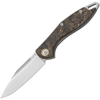 MKM-Maniago MY01DMGD Fara Slip Joint Knife Dark Matter Gold Carbon Fiber Handles