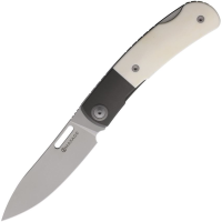 Maxace MM361A Beetle 2 Lockback Knife White Bone Handles