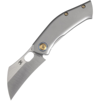 Kansept 2087A1 Osprey S35VN Wharncliff Framelock Knife Gray Handles