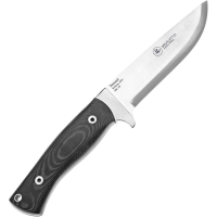 Brusletto 10104 Femund Fixed Blade Knife Black Canvas Micarta Handles