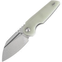 Tenable 1048A2 Rafe L Stonewash Sheepfoot Linerlock Knife Jade G10 Handles