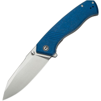 Civivi 230792 Placoid Clip Point Linerlock Knife Blue G-10 Handles