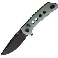 Reate PLXF8 PL-XF Black Nitro V PivotLock Knife Jade G10 Handles