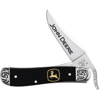 Case XX 15788 John Deere Russlock Knife Black Handles