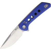 Reate PLXF13 PL-XF Stonewash Nitro V PivotLock Knife Blue G10 Handles