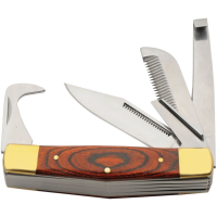 Rite Edge 211598 Horseman's Multi Tool Brown Wood Handles