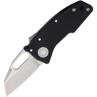 Demko 19208 Nano Stonewash D2 Carbon Stee Shark Lock Knife Black G10 Handles