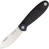 WithArmour 079F40CF Fold Muk 2 Satin VG10 Slip Joint Knife Black/Gray Carbon Fiber Handles