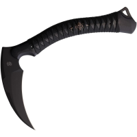 Bastinelli 201M Reaper Tac Black Smooth G10 Black Tsukamaki Wrapped Handles