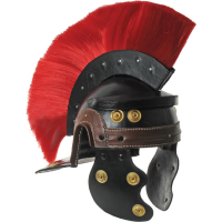 India Made 911001 Leather Roman Centurion Helmet