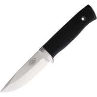 Fallkniven F1PRO F1 Pro Satin Laminate Cobalt Drop Point Fixed Blade Knife Black Handles