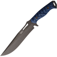 Dawson 48287 Seraphim SP Midnight MagnaCut Bowie Fixed Blade Knife Black /Blue G10 Handles