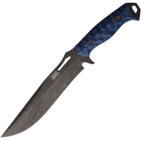 Dawson 48768 Seraphim SP Midnight MagnaCut Bowie Fixed Blade Knife Black /Blue G10 Handles