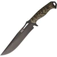 Dawson 48782 Seraphim SP Midnight MagnaCut Bowie Fixed Blade Knife Ultrex Camo G10 Handles