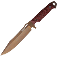 Dawson 83625 Marauder XL Arizona Copper Fixed Blade Knife Red Black G10 Handles
