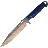 Dawson 16388 Marauder XL Monsoon Fixed Blade Knife Blue Handles