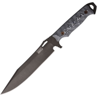 Dawson 16678 Marauder XL Midnight Fixed Blade Knife White Handles