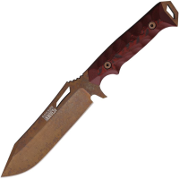 Dawson 83748 Shepherd XL Arizon Copper MagnaCut Fixed Blade Knife Black/Red G10 Handles
