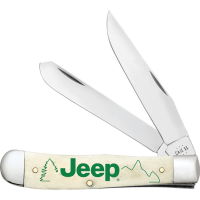 Case XX 27013 Jeep Trapper Knife Natural Bone Handles