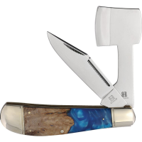Rough Rider 2655 Pocket Chopper Knife Pandora Swirl Handles