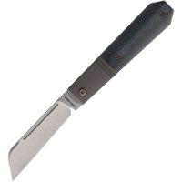 Jack Wolf 54232 After Hours Stonewash Sheepsfoot Bolster Lock Knife Blue Handles
