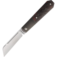 Jack Wolf 54233 After Hours Stonewash Sheepsfoot Bolster Lock Knife Bronze Handles