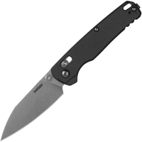 Kershaw 6105GRYSW Bel Air Stonewash MagnaCut Drop Point DuarLock Knife Gray Handles