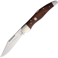 Boker 110871 TS 2.0 D2 Carbon Steel Folding Hunter Knife Brown Wood Handles