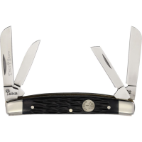 Boker 110867 Congress D2 Carbon Steel Knife Black Jigged Bone Handles