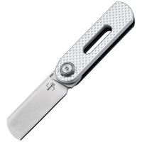 Boker Plus P01BO498 Ovalmoon Swivel Satin D2 Carbon Steel Folding Knife Silver/Black Handles