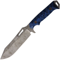 Dawson 83731 Shepherd XL Monsoon MagnaCut Fixed Blade Knife Black/Blue G10 Handles