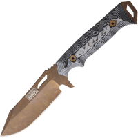 Dawson 16371 Shepherd Arizona Copper MagnaCut Fixed Blade Knife Black/White G10 Handles
