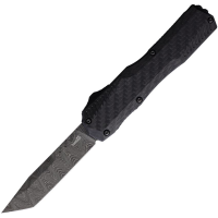 Kershaw 9000TCFDAM Auto Livewire Damascus Tanto OTF Knife Carbon Fiber Handles