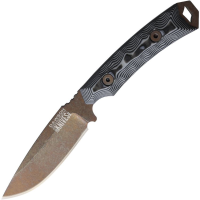 Dawson 47971 Contractor Arizona Copper MagnaCut Fixed Blade Knife Black/White G10 Handles