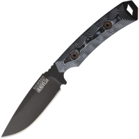 Dawson 48015 Contractor Midnight MagnaCut Fixed Blade Knife Black/White G10 Handles