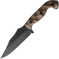 Stroup TU1FDEG10 TU1 Carbon Steel Fixed Blade Knife Flat Dark Earth G10 Handles