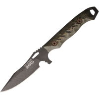 Dawson 83861 Smuggler Midnight MagnaCut Fixed Blade Knife Camo Handles