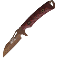 Dawson 49161 Revelation Arizona Copper MagnaCut Fixed Blade Knife Black/Red G10 Handles
