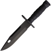 Ontario 6143GOV M9 Combat Black Fixed Blade Knife Black Handles