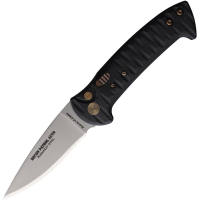 Knives Of Alaska 00923FG Auto Recon Patrol Bead Blast MagnaCut Button Lock Knife Black G10 Handles