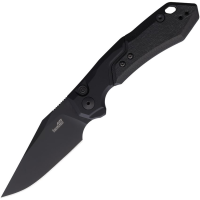 Kershaw 7851BBLK Auto Launch 19 Black Button Lock Knife Black G10 Handles