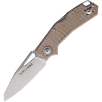 Viper 6022CN Alfa Stonewash MagnaCut Lockback Knife Natural Micarta Handles