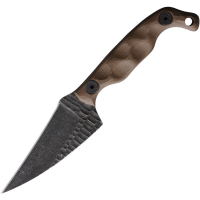 Stroup MINI2FDEG10 Mini Mod 2 Carbon Steel Fixed Blade Knife Flat Dark Earth G10 Handles