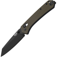 MKM-Maniago YPGODB Yipper Black Sheepsfoot MagnaCut Crossbar Lock Knife OD Green G10 Handles