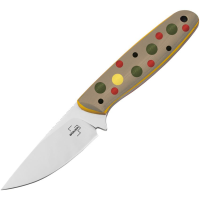 Boker Plus 02BO067 Brown Trout Satin Fixed Blade Knife Multi G10 Handles