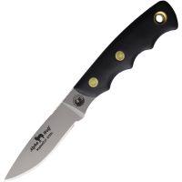 Knives Of Alaska 00331FG Alpha Wolf MagnaCut Fixed Blade Knife Black Suregrip Handles